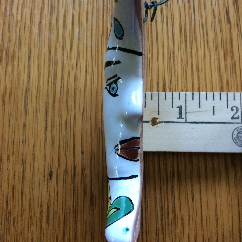 Talavera Mexican Moon: Pottery Hanging 🌙 - Picture 13 of 13